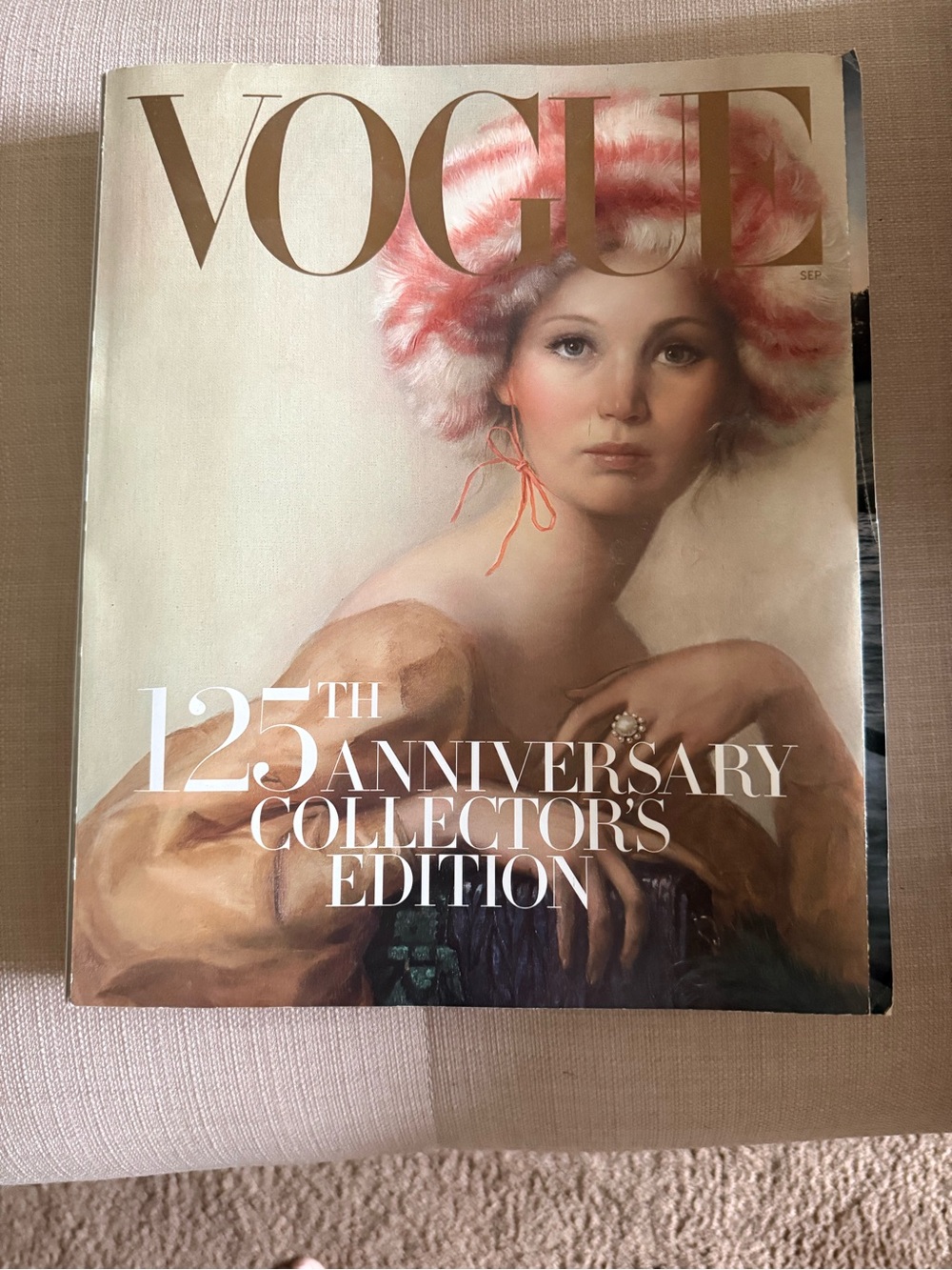Vogue Collector's Edition Cover - Pink and Cream Palette